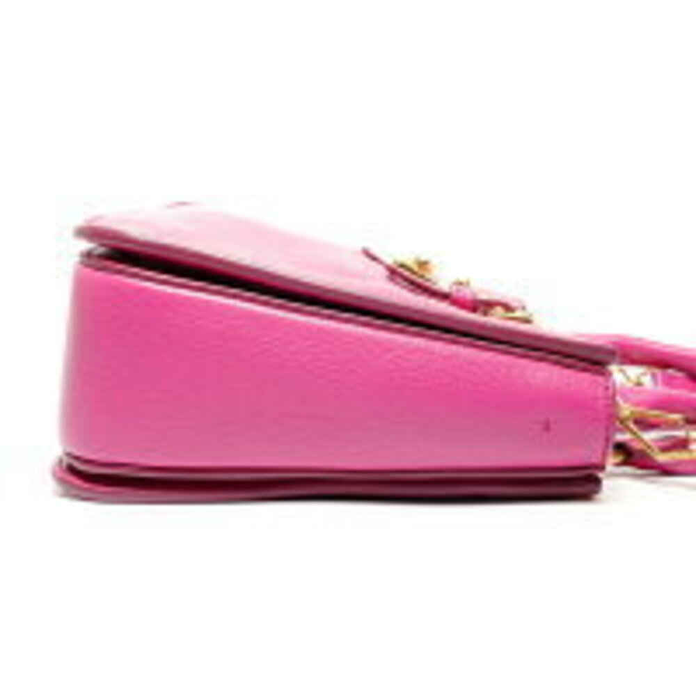 Miu Miu Madras Leather Shoulder Bag Pink - Picture 5 of 13